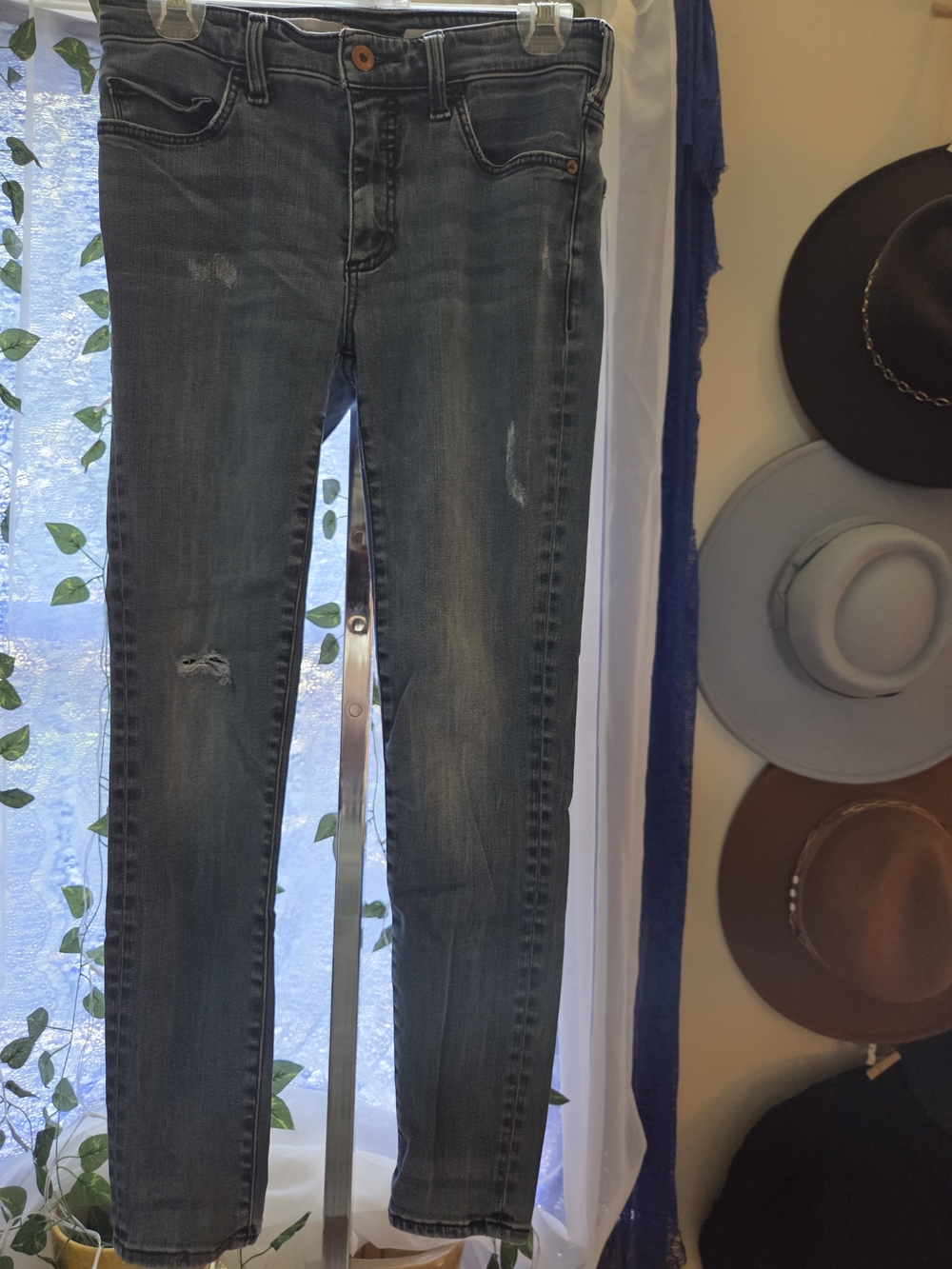 Pilcro and the Letterpress Women's Skinny Jeans - Faded Blue Wash